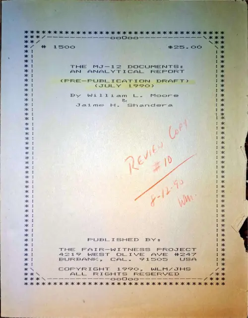 First page of Bill Moore Bill Moore