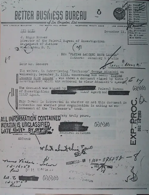 First page of Wilbert Smith Archives Files Box 1130 04 1130-04-p035