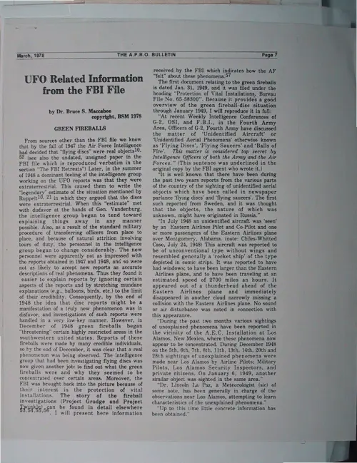 First page of Wilbert Smith Archives Files Box 1130 16 1130-16-p019