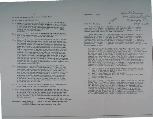 First page of Wilbert Smith Archives Files Box 1131 10 1131-10-p014