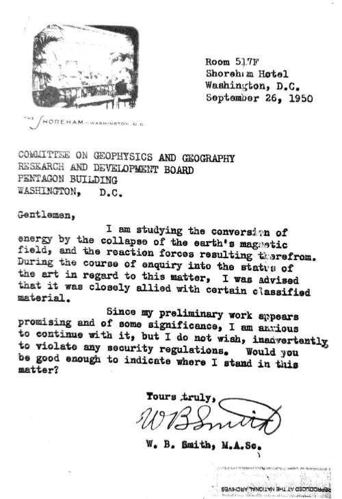 First page of Canada Smith Research and Development Board