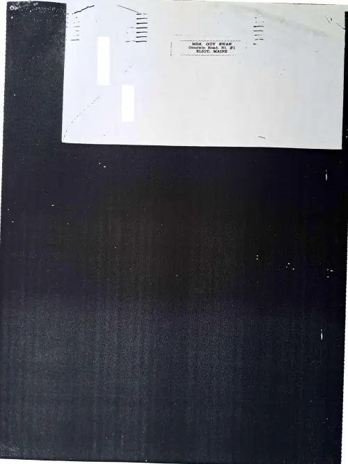 First page of Swan Smith Correspodence