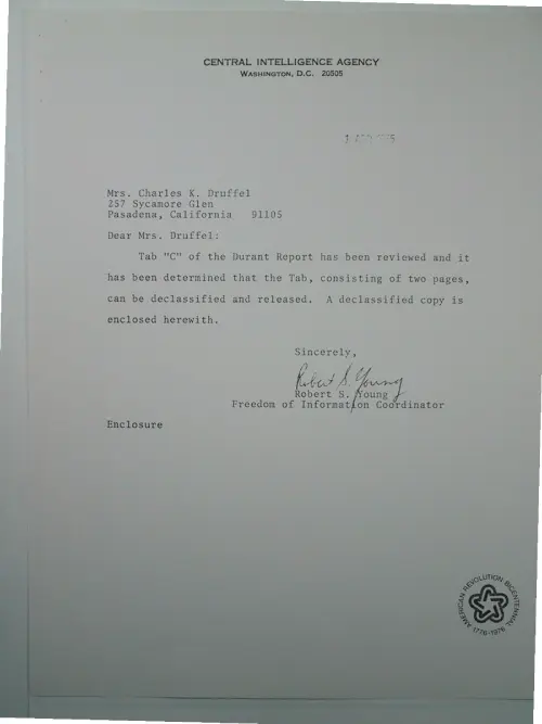 First page of Wilbert Smith Archives Files Box 1136 09 1136-09-p039