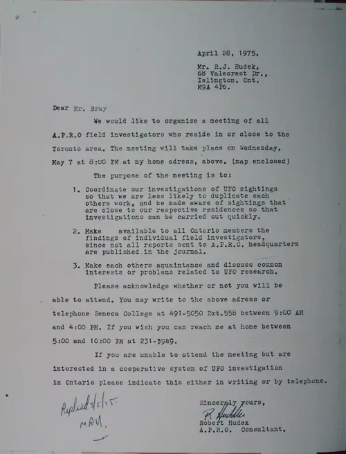 First page of Wilbert Smith Archives Files Box 1130 05 1130-05-p026
