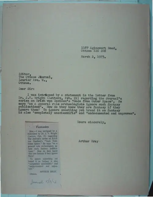 First page of Wilbert Smith Archives Files Box 1131 07 1131-07-p007