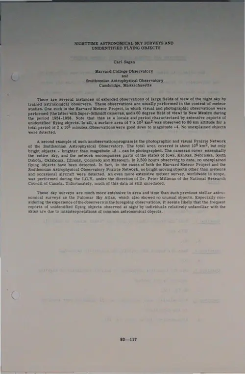 First page of Wilbert Smith Archives Files Box 1130 11 1130-11-p039