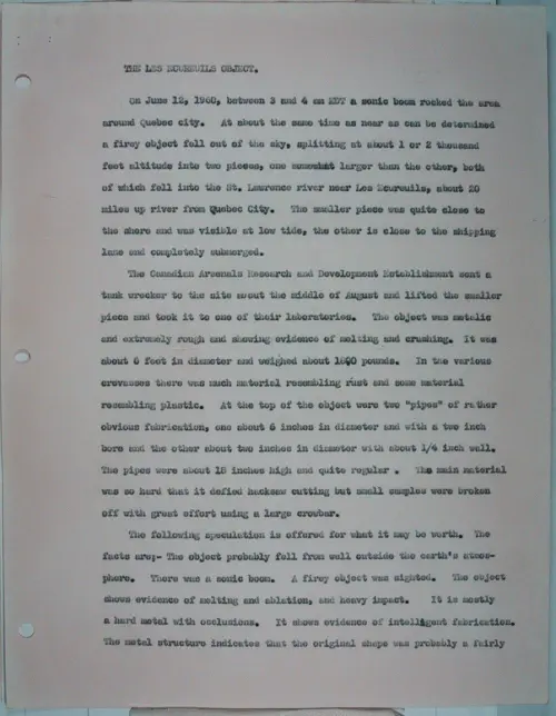 First page of Wilbert Smith Archives Files Box 1131 19 1131-19-p273