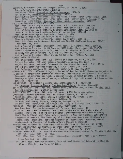 First page of Wilbert Smith Archives Files Box 1131 03 1131-03-p138