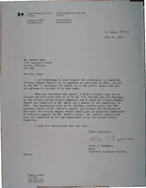 First page of Wilbert Smith Archives Files Box 1131 10 1131-10-p032