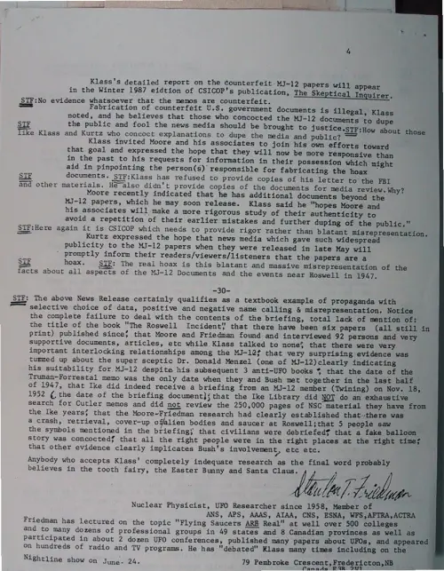 First page of Wilbert Smith Archives Files Box 1131 02 1131-02-p142