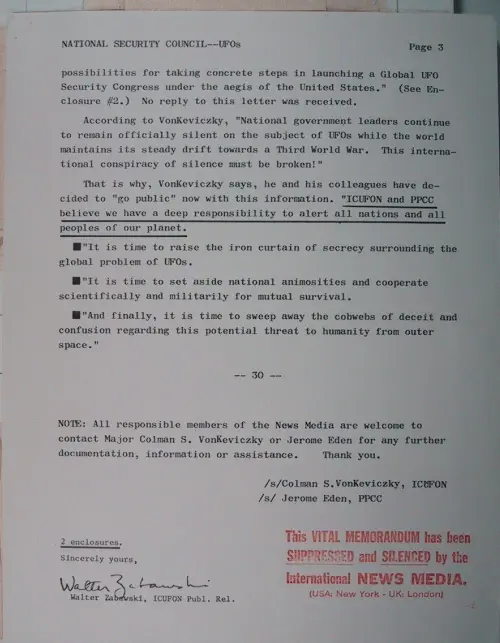 First page of Wilbert Smith Archives Files Box 1130 21 1130-21-p043