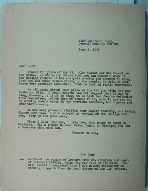 First page of Wilbert Smith Archives Files Box 1131 01 1131-01-p026