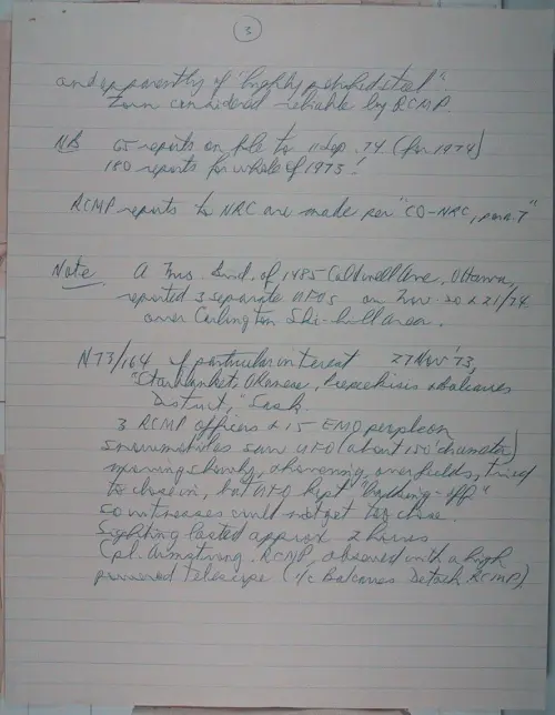 First page of Wilbert Smith Archives Files Box 1131 06 1131-06-p039