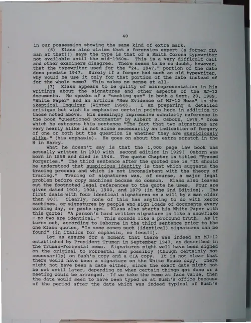 First page of Wilbert Smith Archives Files Box 1131 03 1131-03-p085