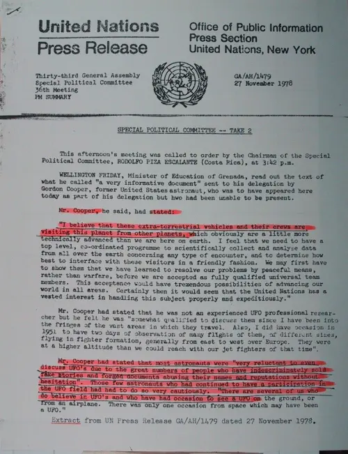 First page of Wilbert Smith Archives Files Box 1130 03 1130-03-p023