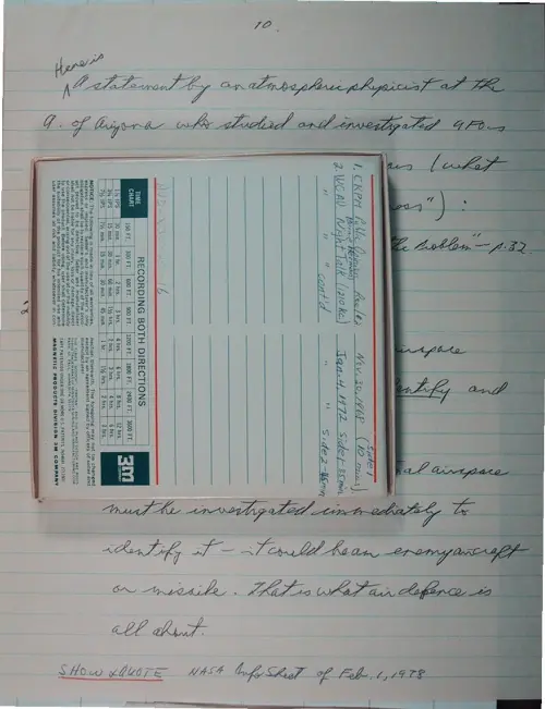 First page of Wilbert Smith Archives Files Box 1130 03 1130-03-p011
