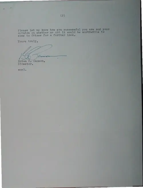 First page of Wilbert Smith Archives Files Box 1130 09 1130-09-p054