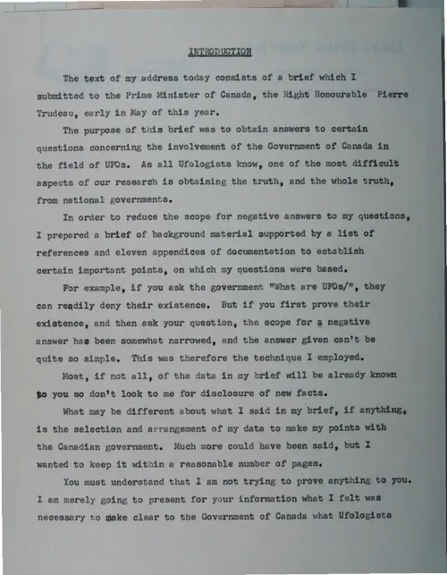 First page of Wilbert Smith Archives Files Box 1130 21 1130-21-p246