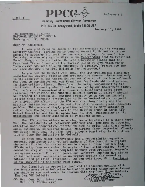 First page of Wilbert Smith Archives Files Box 1130 21 1130-21-p034