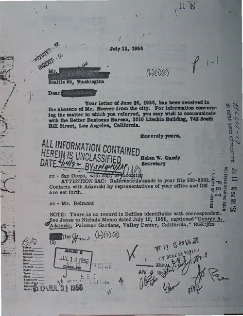 First page of Wilbert Smith Archives Files Box 1130 04 1130-04-p045