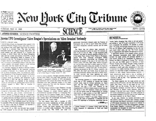 First page of Ronald Reagan Coleman VonKeviczky 2