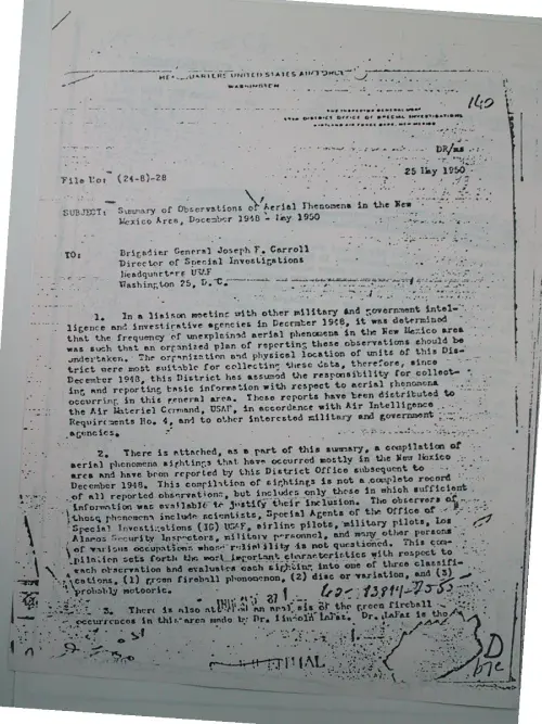 First page of Wilbert Smith Archives Files Box 1136 13 1136-13-p015