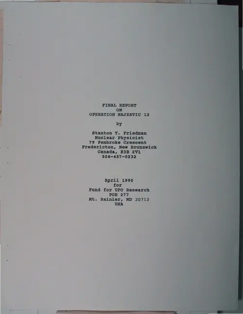 First page of Wilbert Smith Archives Files Box 1131 03 1131-03-p042