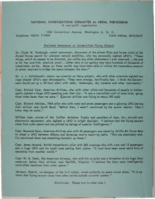 First page of Wilbert Smith Archives Files Box 1131 08 1131-08-p045