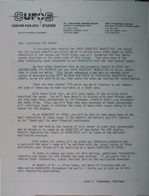 First page of Wilbert Smith Archives Files Box 1130 10 1130-10-p050