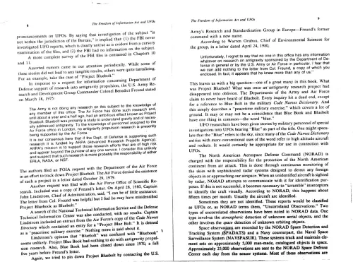 First page of NORAD FOIA