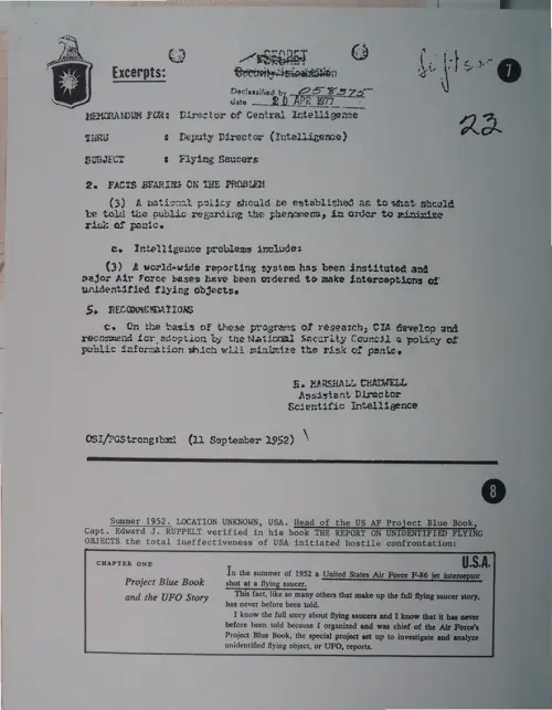 First page of Wilbert Smith Archives Files Box 1130 21 1130-21-p070