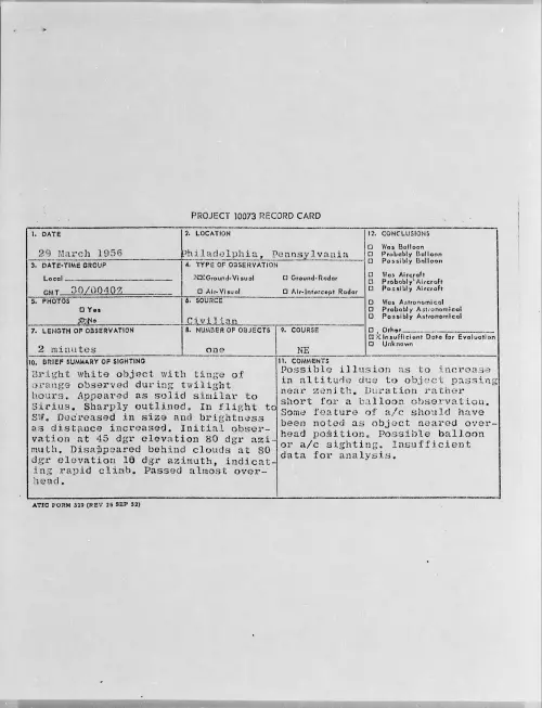 First page of 1956.03 - 6785453 - Philadelphia, Pennsylvania