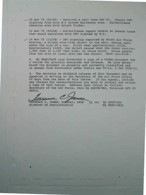 First page of Wilbert Smith Archives Files Box 1136 07 1136-07-p072