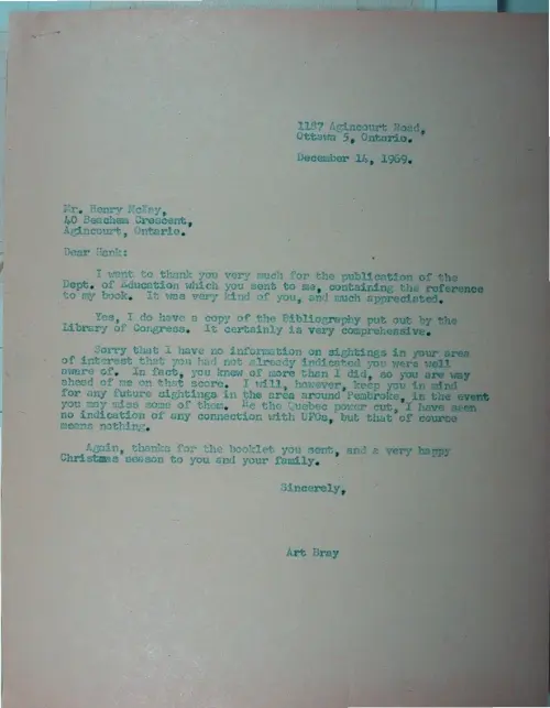 First page of Wilbert Smith Archives Files Box 1131 01 1131-01-p039