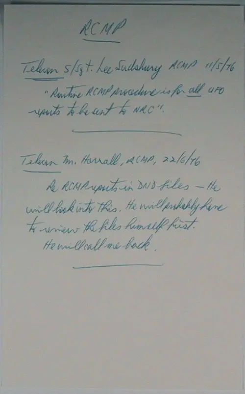 First page of Wilbert Smith Archives Files Box 1130 18 1130-18-p059