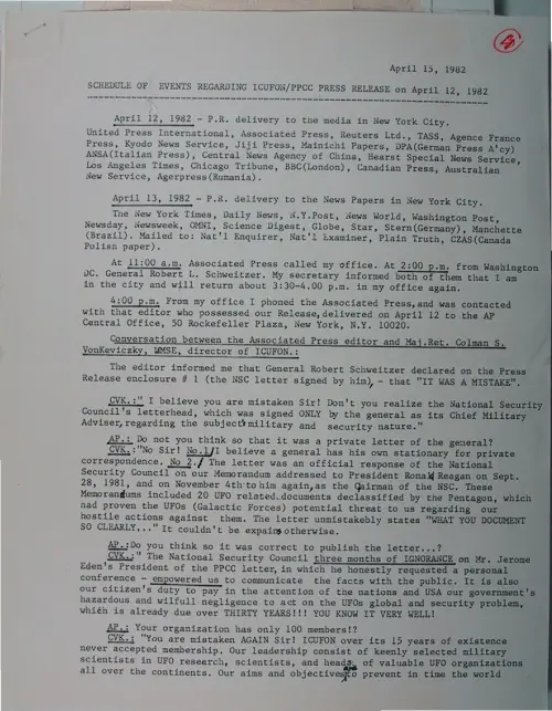 First page of Wilbert Smith Archives Files Box 1130 21 1130-21-p002
