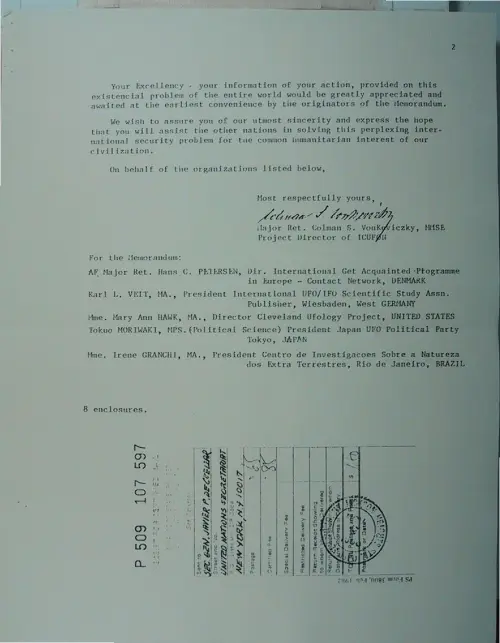 First page of Wilbert Smith Archives Files Box 1130 21 1130-21-p159