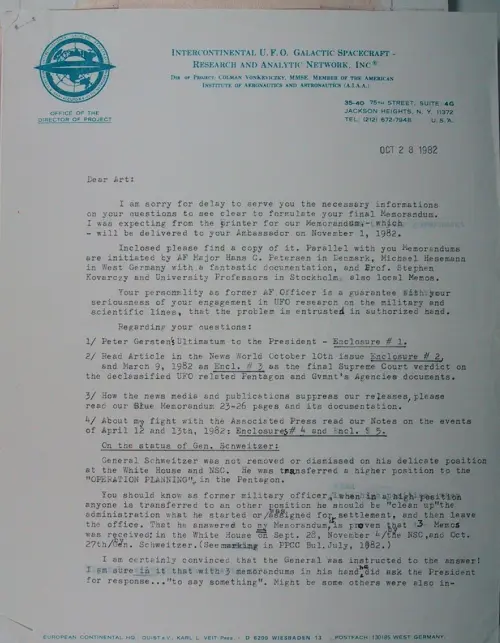 First page of Wilbert Smith Archives Files Box 1130 21 1130-21-p259