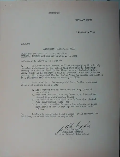 First page of Wilbert Smith Archives Files Box 1130 11 1130-11-p073