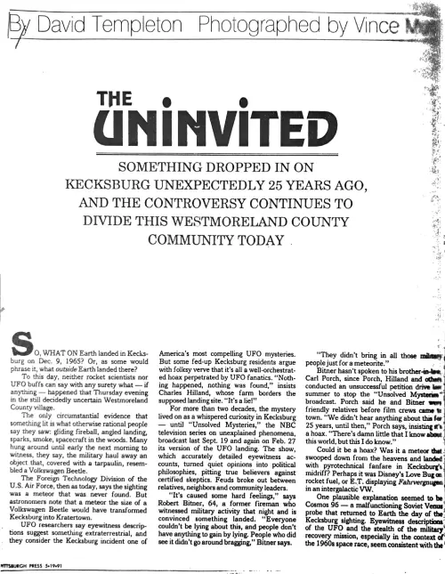 First page of Johnson Kecksburg 2