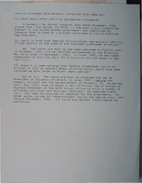 First page of Wilbert Smith Archives Files Box 1131 02 1131-02-p172