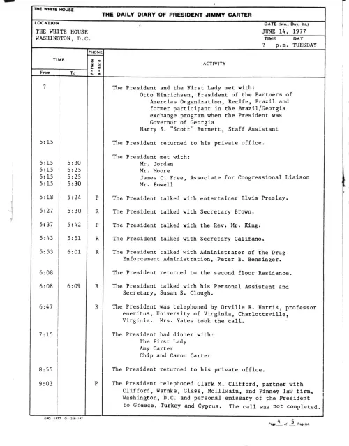 First page of Jimmy Carter Carter OBS documentary 2