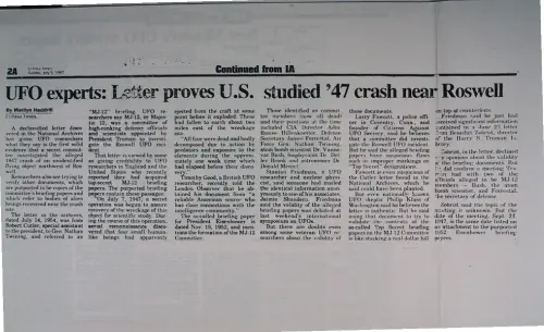 First page of Wilbert Smith Archives Files Box 1131 02 1131-02-p164