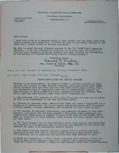 First page of Wilbert Smith Archives Files Box 1131 08 1131-08-p037