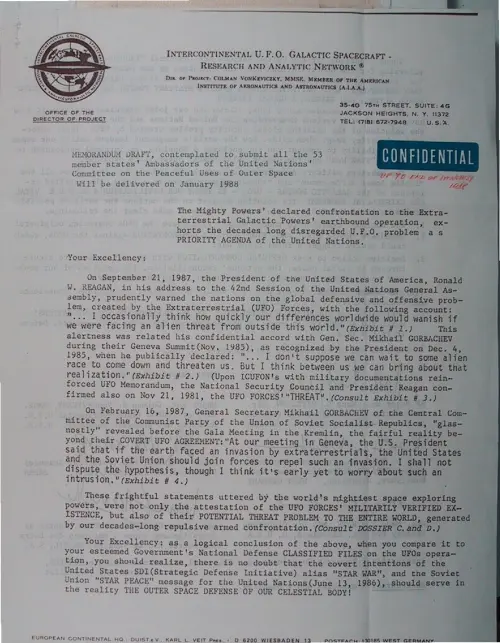 First page of Wilbert Smith Archives Files Box 1130 21 1130-21-p191