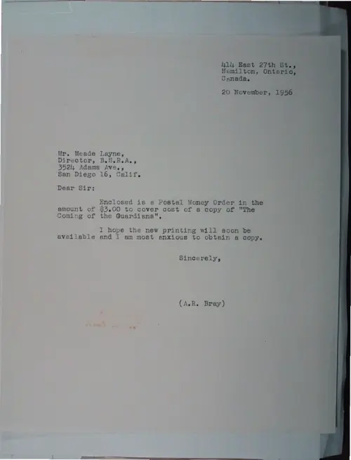 First page of Wilbert Smith Archives Files Box 1130 07 1130-07-p035