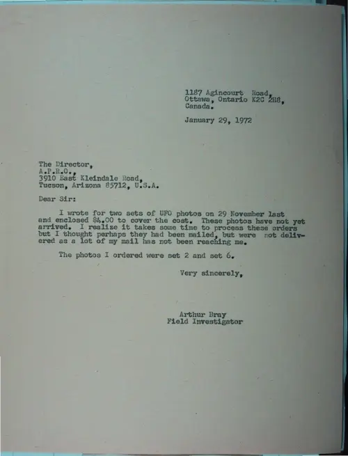 First page of Wilbert Smith Archives Files Box 1130 05 1130-05-p031