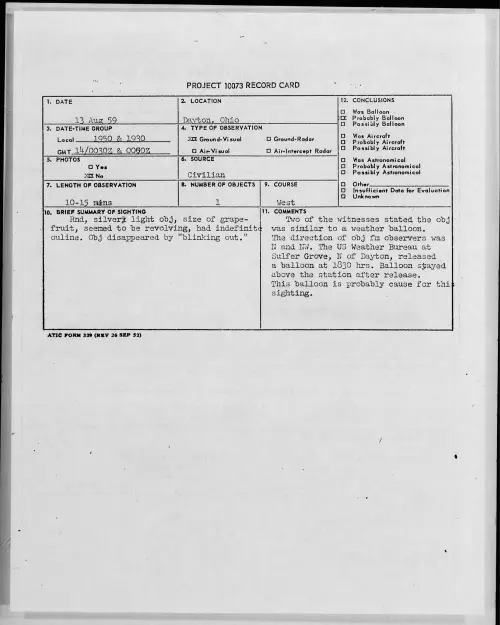 First page of 1959.08 - 8408197 - Dayton, Ohio