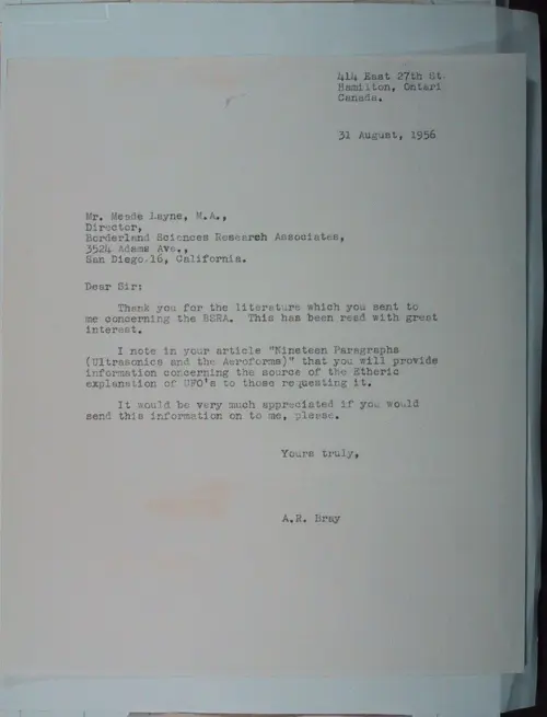 First page of Wilbert Smith Archives Files Box 1130 07 1130-07-p039