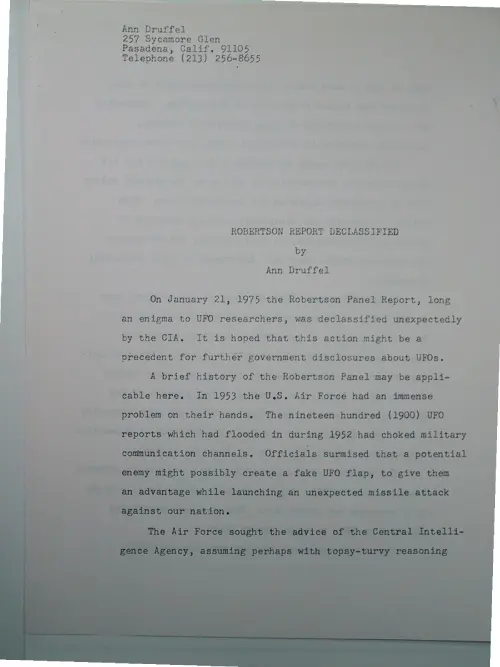 First page of Wilbert Smith Archives Files Box 1136 09 1136-09-p040